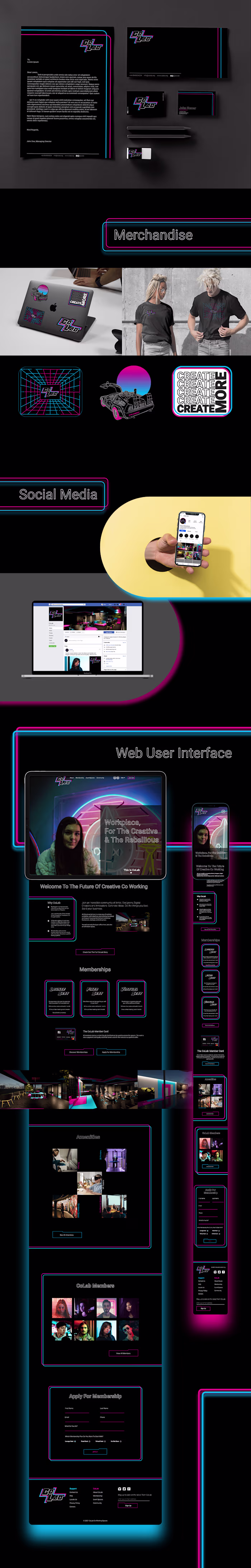 CoLab Visual Deisgn (Brand Identity + Web UI)