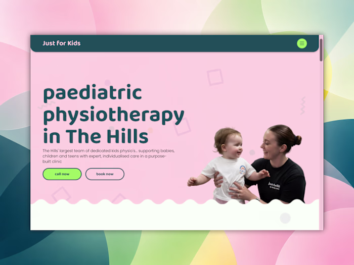 Just For Kids | Clinic Website