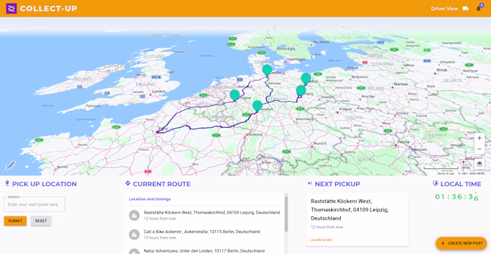 Collect-up - A Fleet management platform