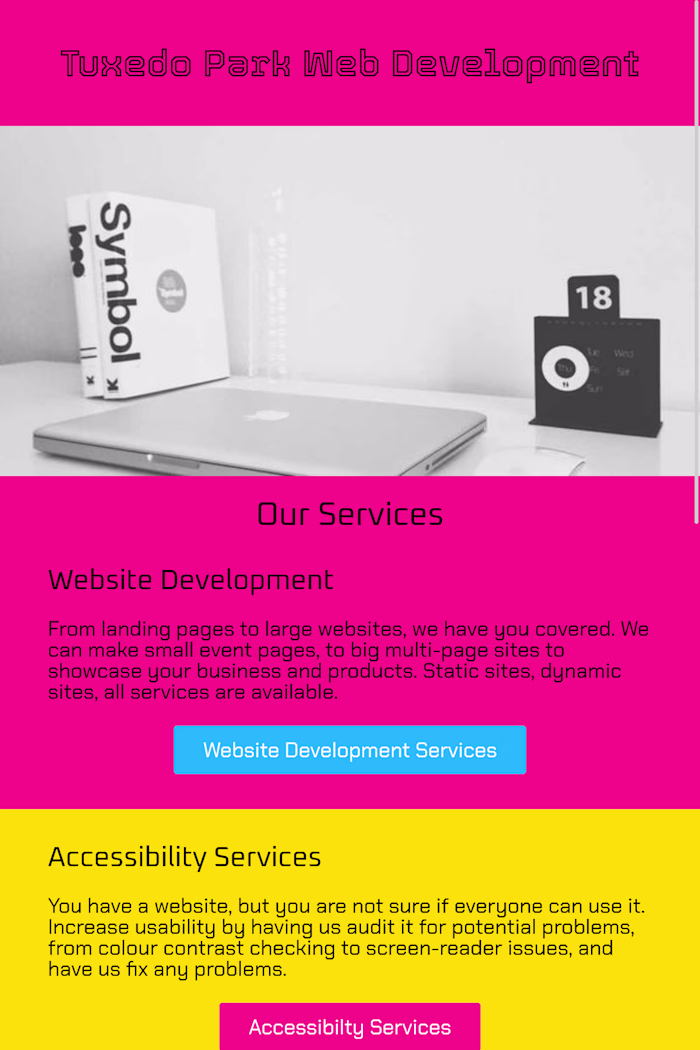 Tuxedo Park Web Development Services Email