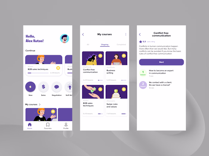 Microlearning Platform UX Redesign