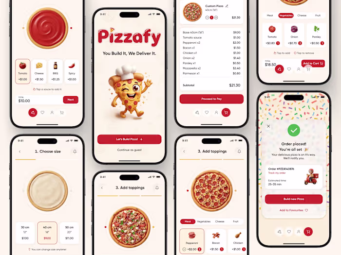 Pizzafy — Gamified Pizza Builder,
