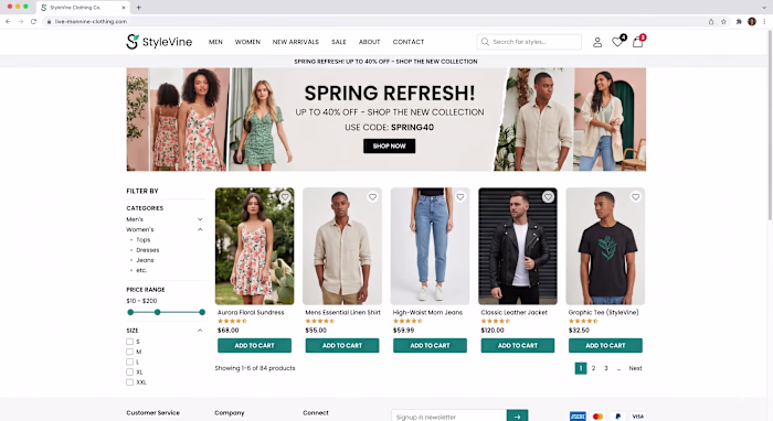 E-Commerce Store with Payment Gateway