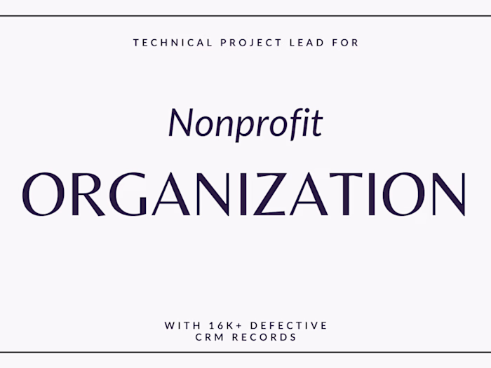 CRM Cleanup Project