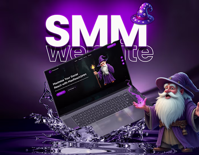 SMM Agency Website Design | MaxReachSMM