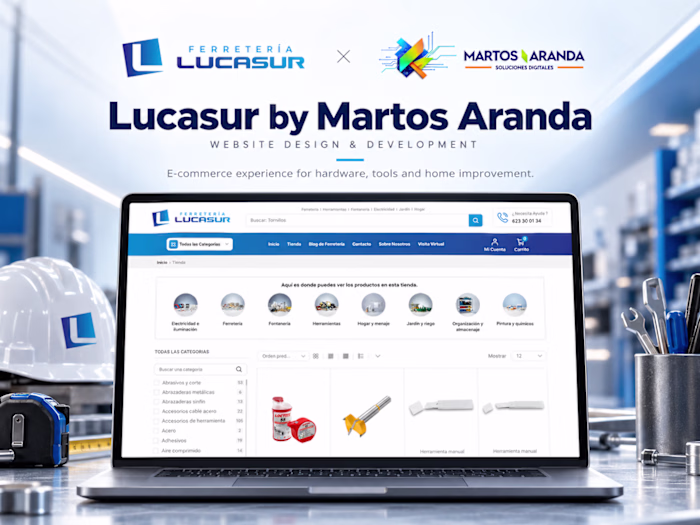 Ferretería Lucasur — E-commerce Website & UX