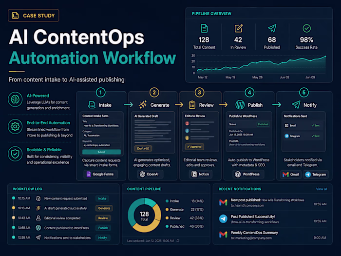 AI ContentOps Automation Workflow