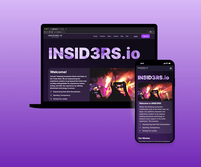 INSID3RS.io Website Redesign