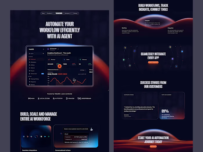 AI Workflow Automation Landing Page

TaskGenius