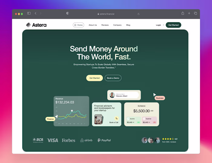 Astera • Website Design