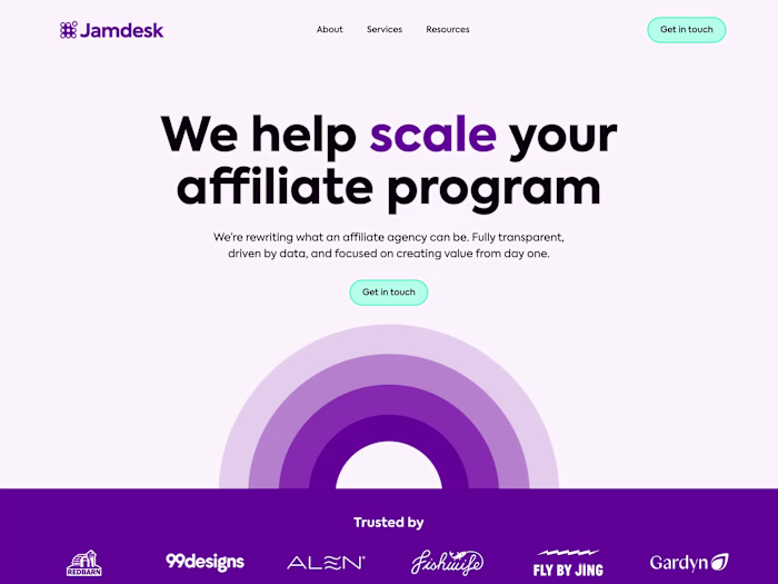 Jamdesk • Clean Webflow Site • PHD Studios →