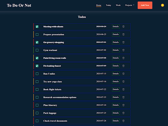 Todo List Project