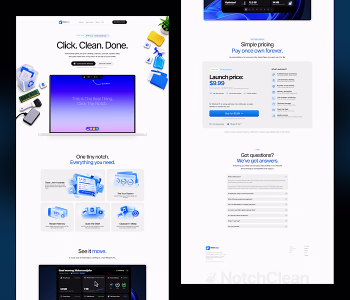 Landing Page Design & Development