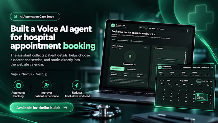 Built an AI Voice Agent