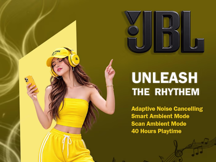 JBL Live Pro+ Promotional Poster