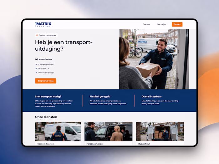 Matrix Transport - Webflow Development