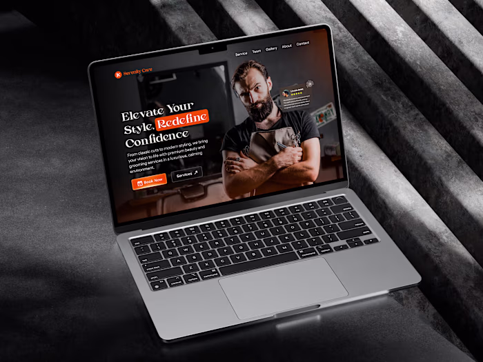 Salon & Spa Booking Website UI - Clean, Modern, and Intuitiv...