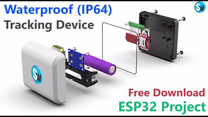 ESP32 GPS Tracking Device | Vehicle Tracking System | Enclosure…