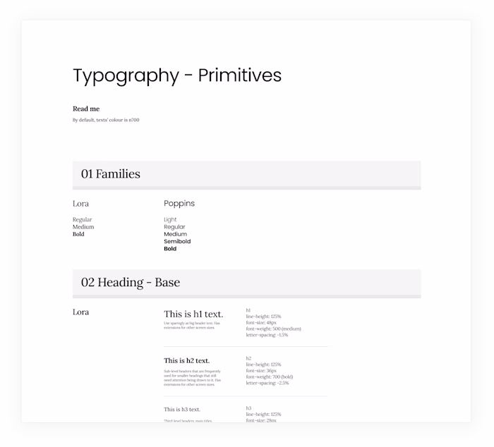 Design System for Health-Tech Startup