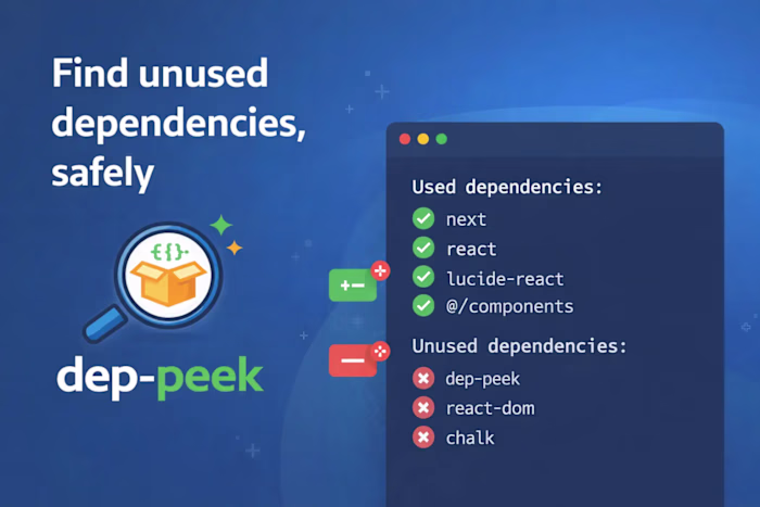 dep-peek is a developer utility