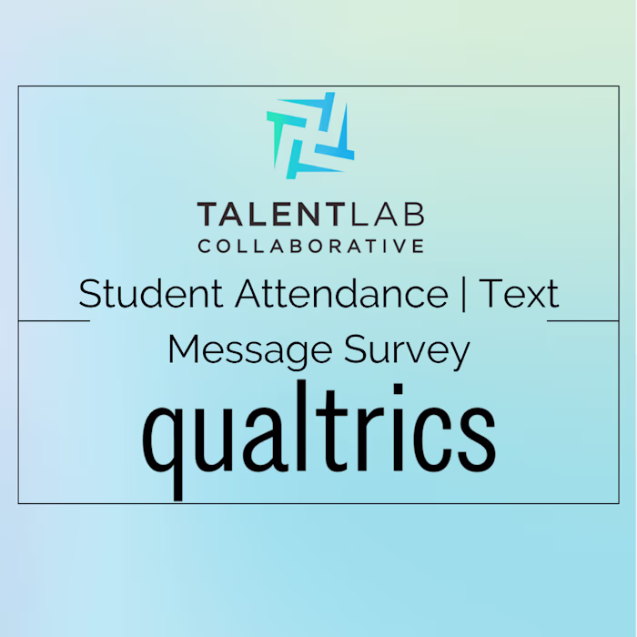 Student Attendance | Text Message 📲 Survey