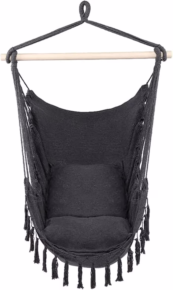 Outdoor Cotton Hanging Hammock Chair – Balcony Swing Chair