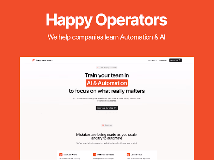 Happy Operators Website