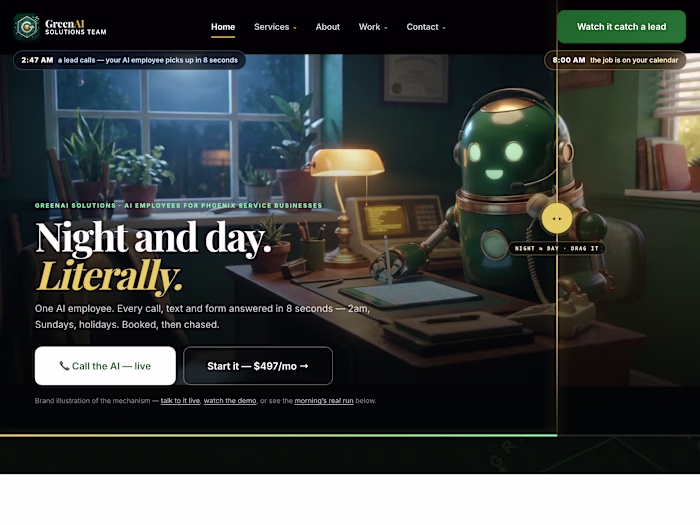 GreenAI - an AI employee you can phone right now
