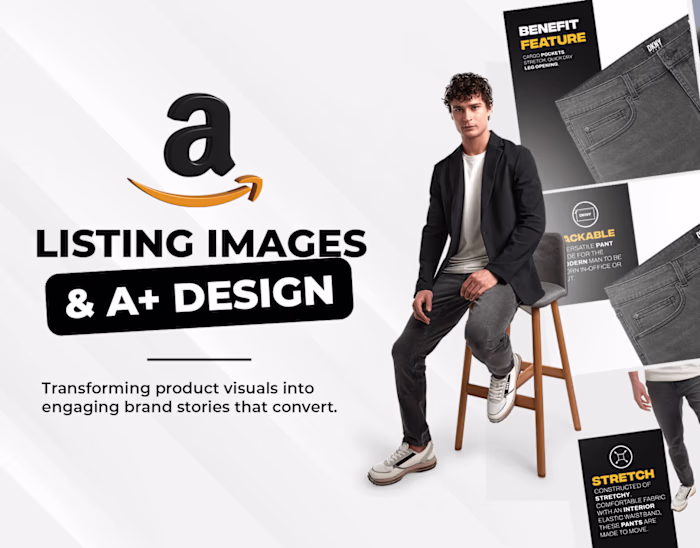 Amazon Listing Images & A+ for a NYC Fashion Brand