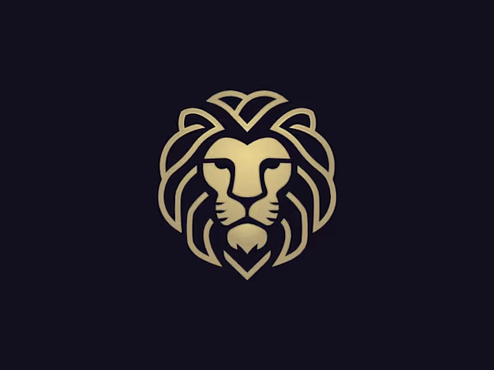 Strong Lion head logo