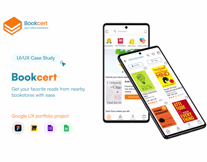 Bookcert App - UI/UX Case Study