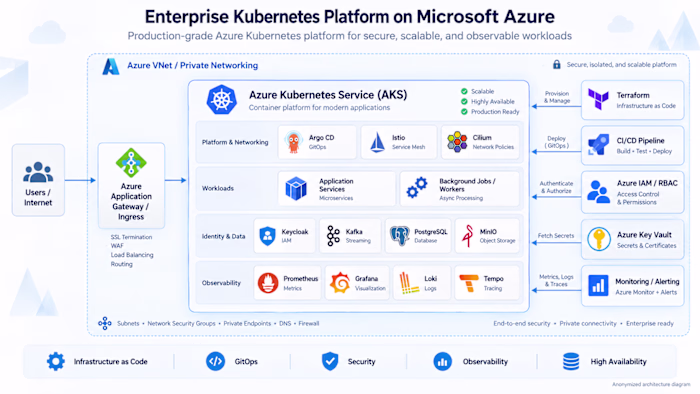 Enterprise Kubernetes Platform on Microsoft Azure