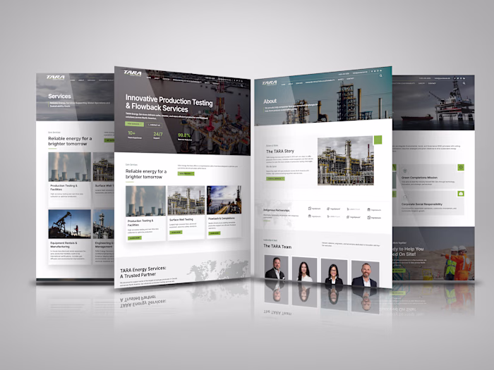 WordPress Energy Services Website | WordPress - Victor Adewole
