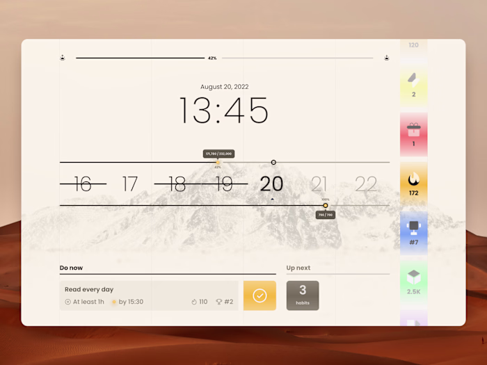 Habit Tracker in New Tab