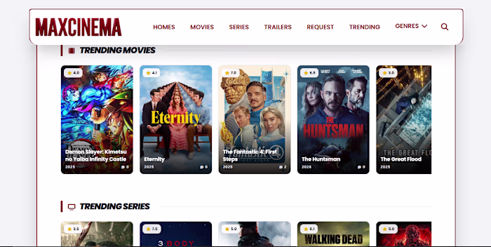 Movie Downloading Website (Full-Stack Web