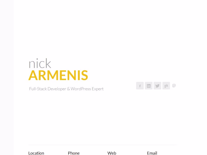 Nick Armenis | Freelancer Full Stack Developer | Web Developer