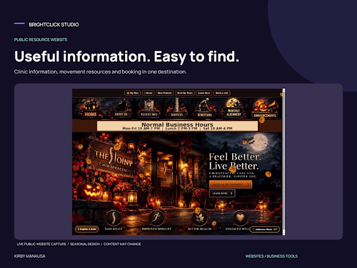 Website Design — Stretch Library