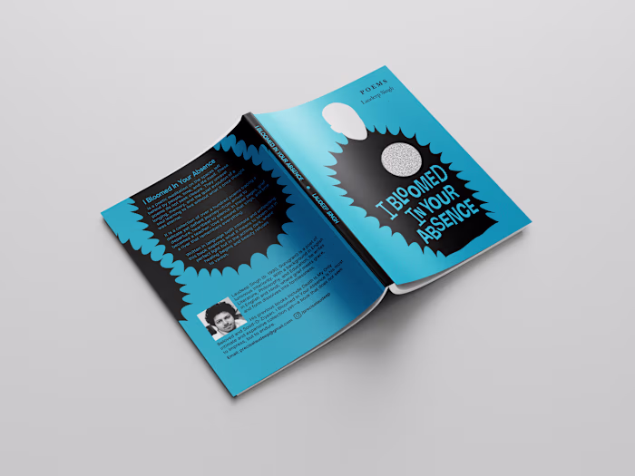 Minimalist Book Cover and Illustrations for Poetry Collection