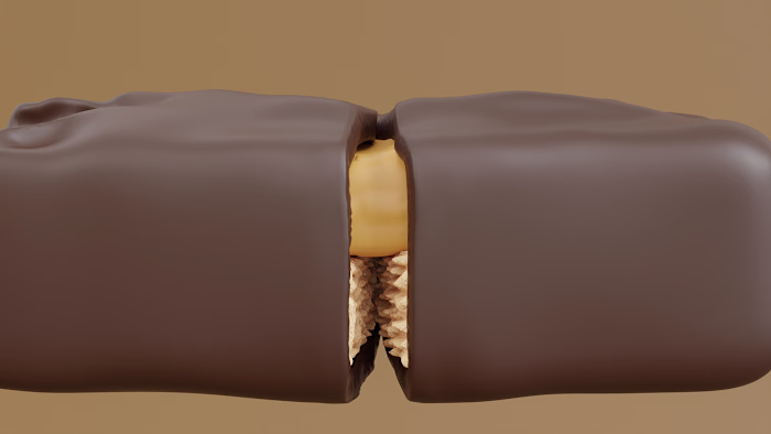 A yummy animation of MARS Chocolate bar