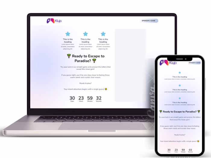 Klujo A Custom All devices Responsive WordPress Website