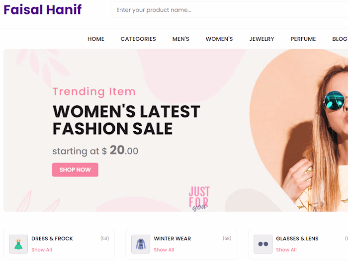 Ecommerce Website