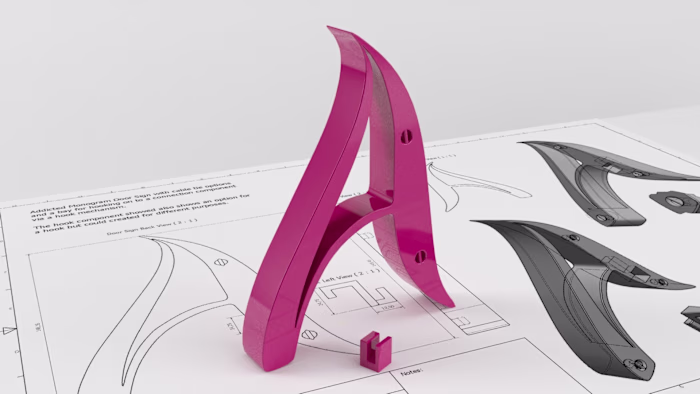Addicted Gallery - 3D Printed Sign