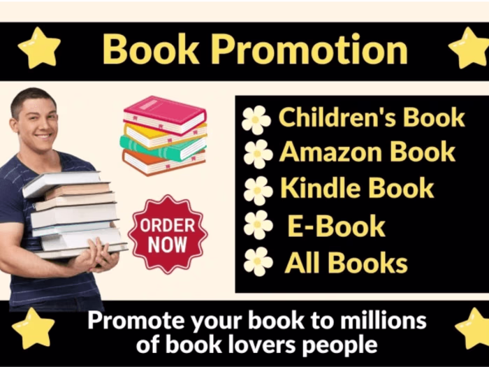 I will promote and marketing your any books among millions of re