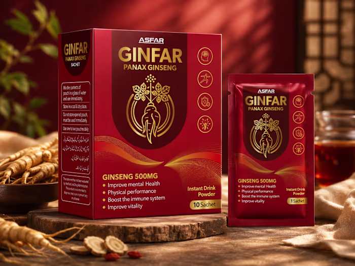 Panax Ginseng Sachet | Packaging Design
