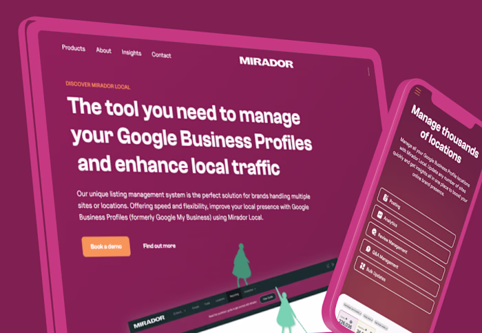 Mirador Local manage business profiles