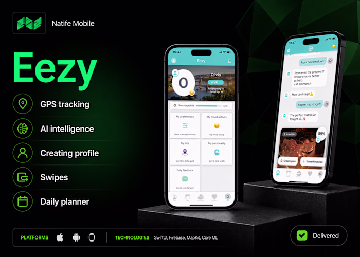 Eezy- an AI GPS tracking App for IOS & Android