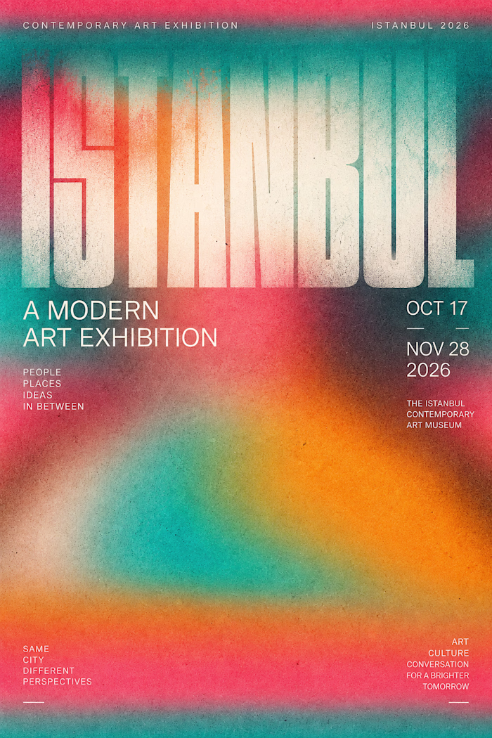 A conceptual poster design created