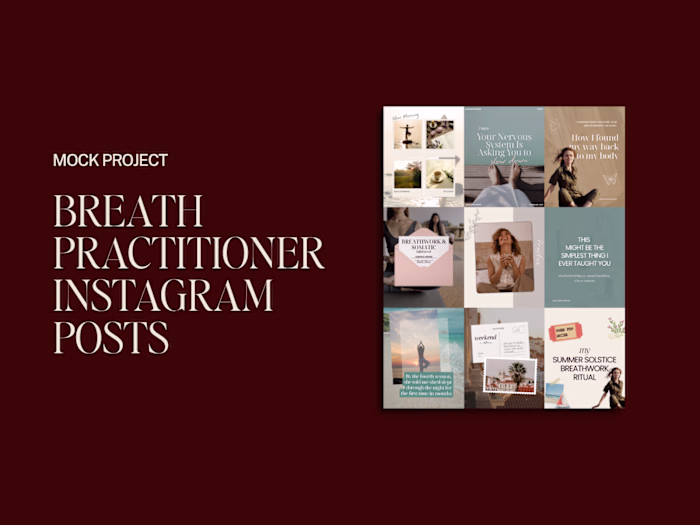 Breath Practitioner — Feed Mockup
A