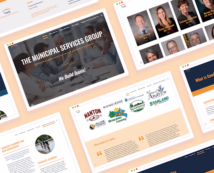 The Municipal Services Group | Web Redesign