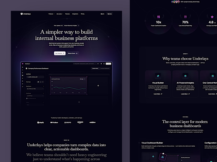Designing Underlays User Interface